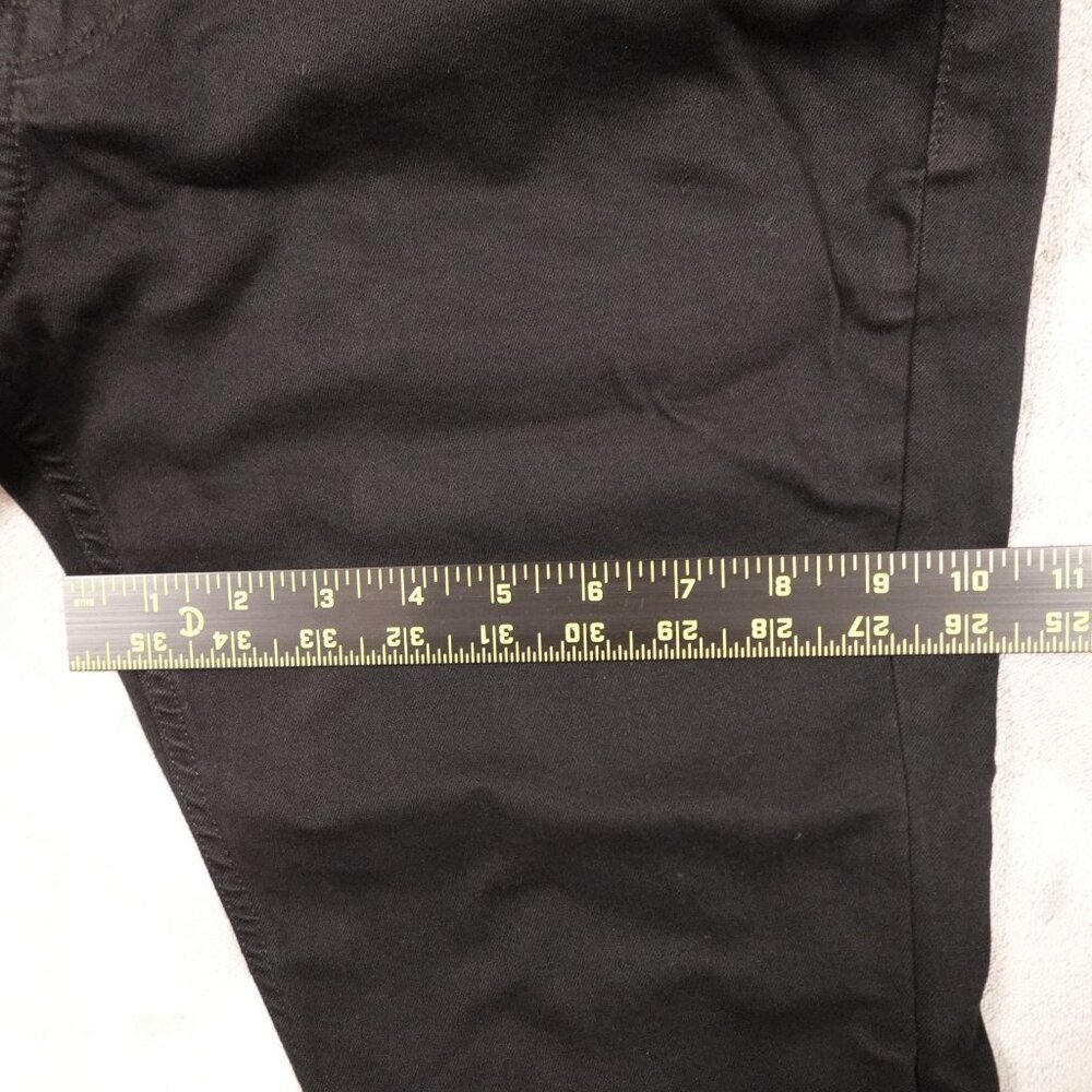 PAIGE Jeans Lennox Slim Fit Men's Size 33 Black Shadow Made in USA - Picture 7 of 14